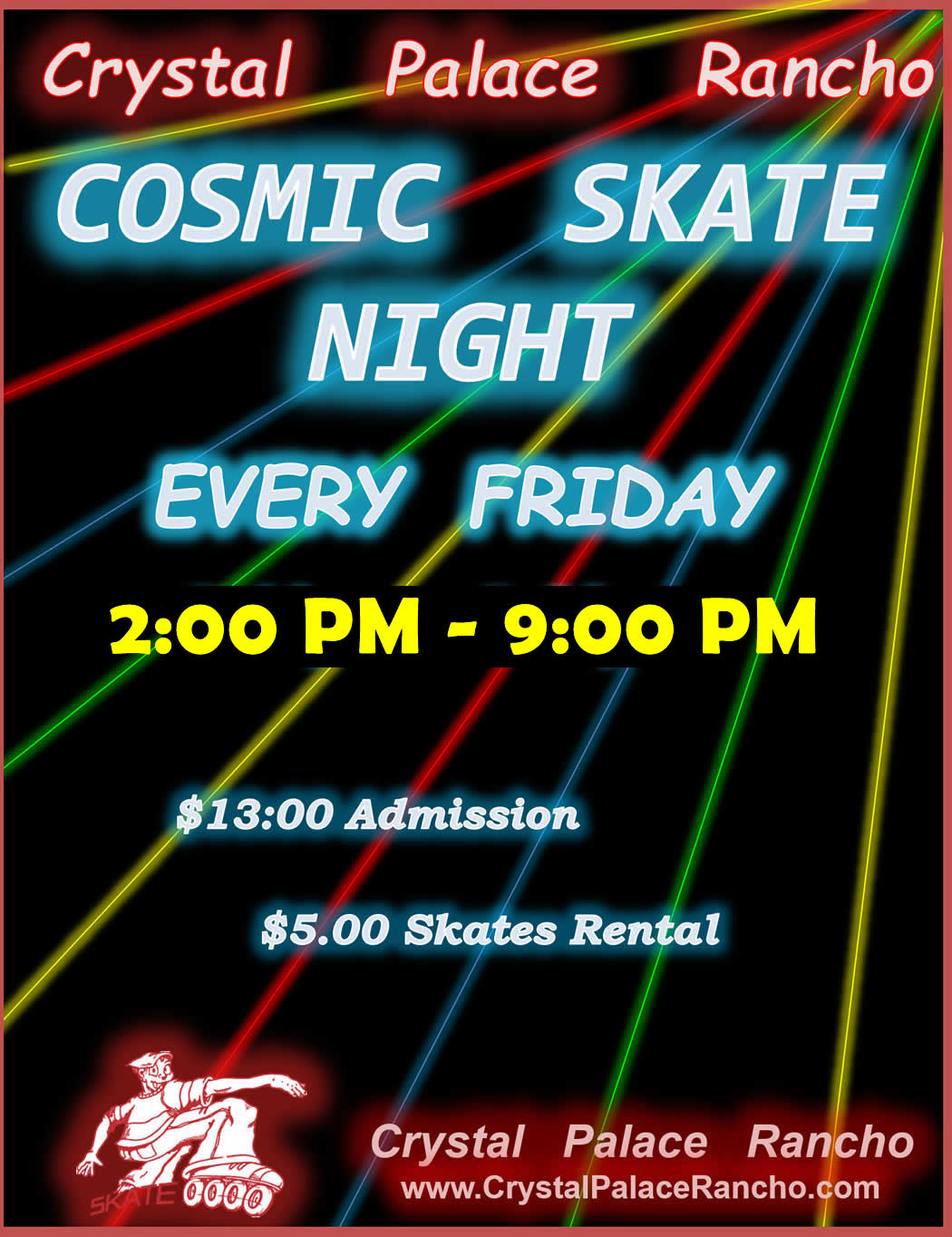 Home School 3rd Friday of Every Month - All Day Skate